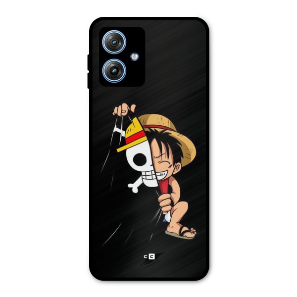 Pirate Luffy Metal Back Case for Moto G54