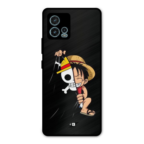 Pirate Luffy Metal Back Case for Moto G72