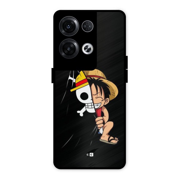 Pirate Luffy Metal Back Case for Oppo Reno8 Pro 5G