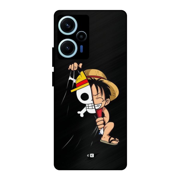Pirate Luffy Metal Back Case for Poco F5
