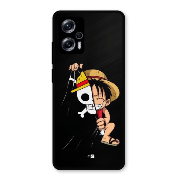 Pirate Luffy Metal Back Case for Redmi K50i