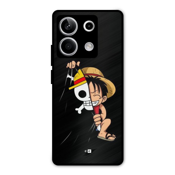 Pirate Luffy Metal Back Case for Redmi Note 13 5G