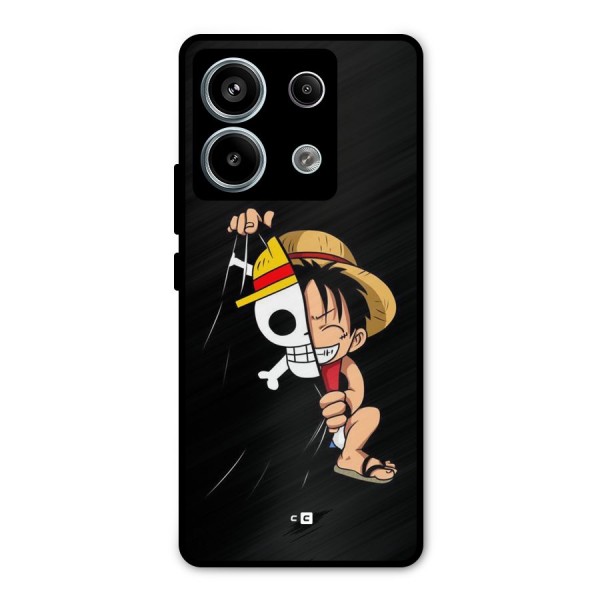 Pirate Luffy Metal Back Case for Redmi Note 13 Pro 5G