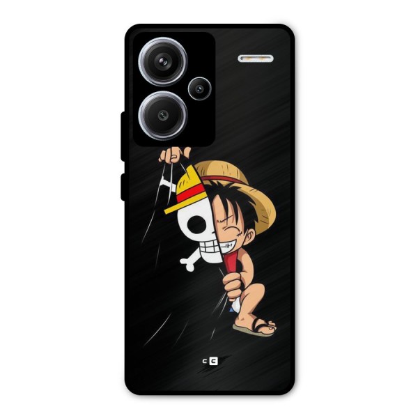 Pirate Luffy Metal Back Case for Redmi Note 13 Pro Plus