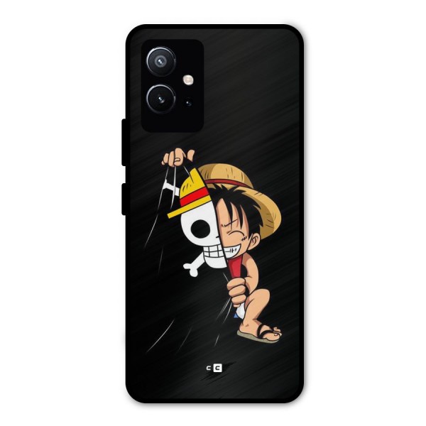 Pirate Luffy Metal Back Case for Vivo T1 5G