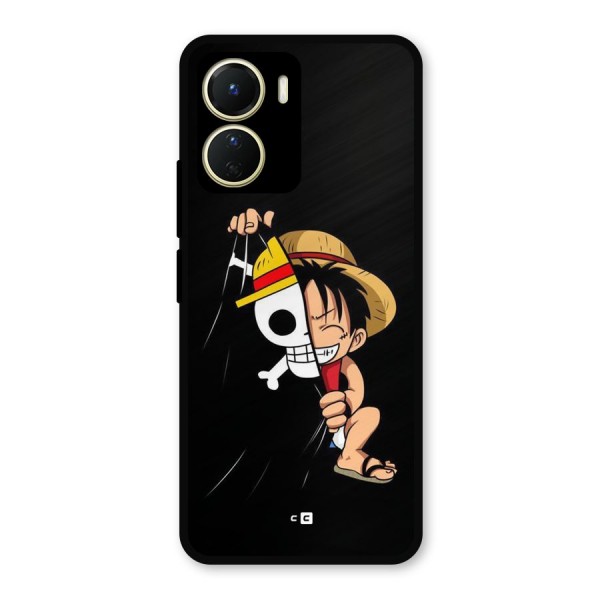 Pirate Luffy Metal Back Case for Vivo T2x