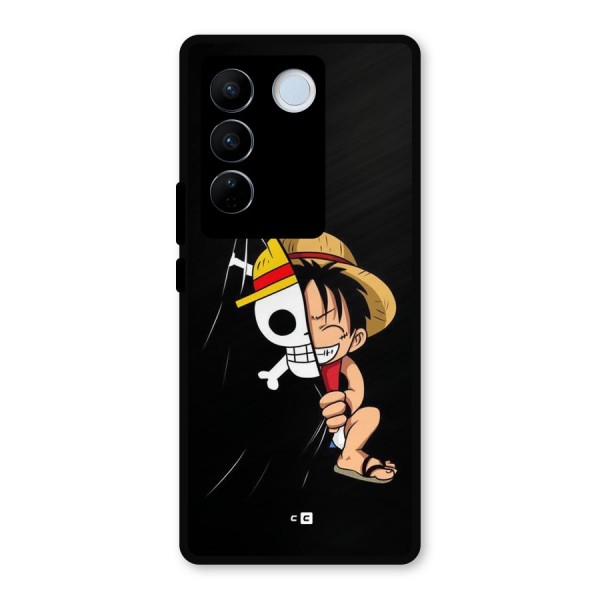 Pirate Luffy Metal Back Case for Vivo V27