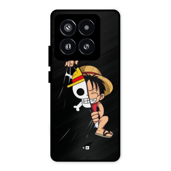 Pirate Luffy Metal Back Case for Xiaomi 14 Pro