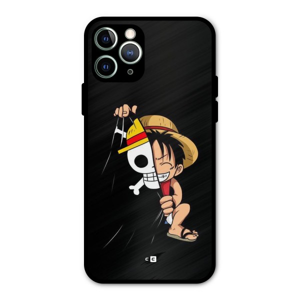 Pirate Luffy Metal Back Case for iPhone 11 Pro Max