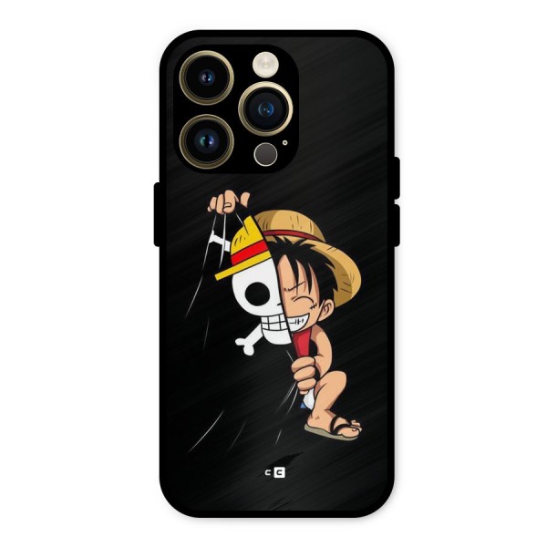Pirate Luffy Metal Back Case for iPhone 14 Pro