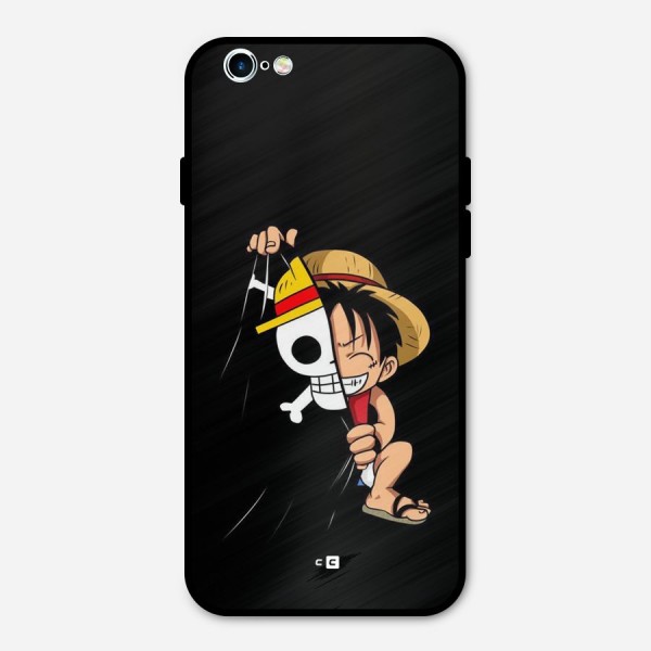 Pirate Luffy Metal Back Case for iPhone 6 6s