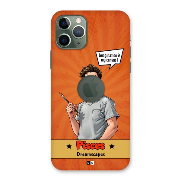 Pisces Dreamer Back Case for iPhone 11 Pro Logo Cut