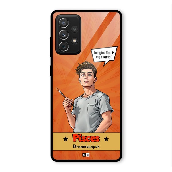 Pisces Dreamer Glass Back Case for Galaxy A72