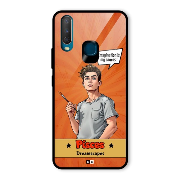Pisces Dreamer Glass Back Case for Vivo Y12
