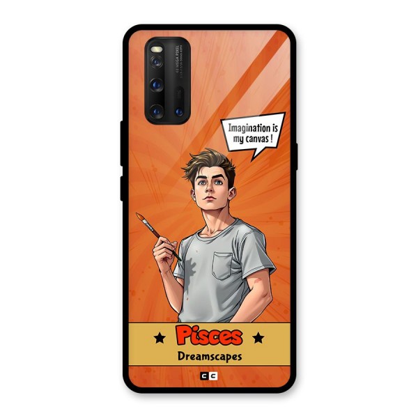 Pisces Dreamer Glass Back Case for Vivo iQOO 3