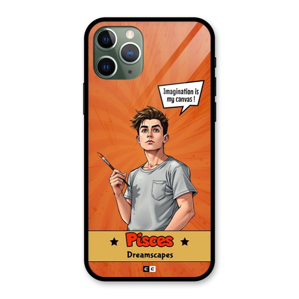 Pisces Dreamer Glass Back Case for iPhone 11 Pro