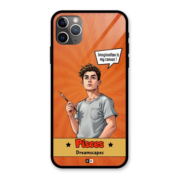 Pisces Dreamer Glass Back Case for iPhone 11 Pro Max