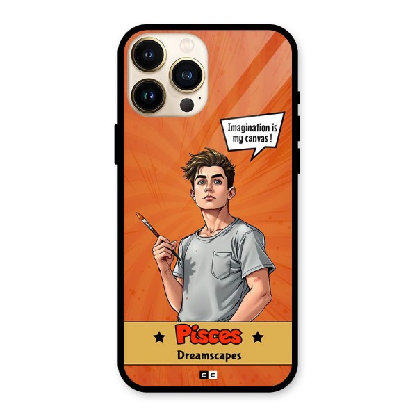 Pisces Dreamer Glass Back Case for iPhone 13 Pro Max