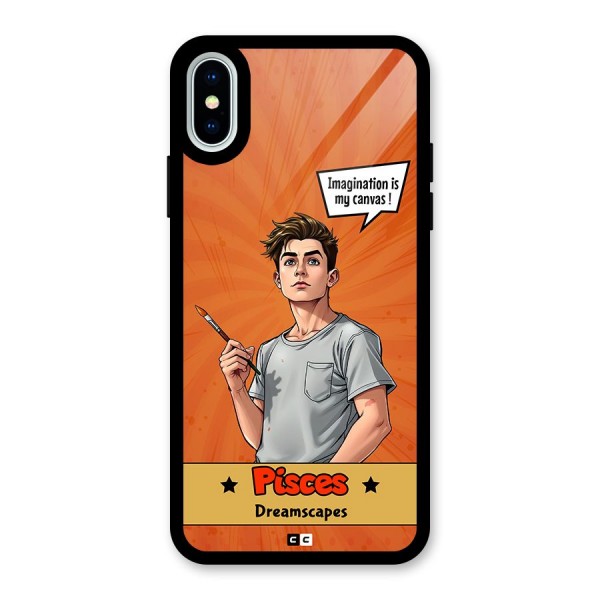 Pisces Dreamer Glass Back Case for iPhone X