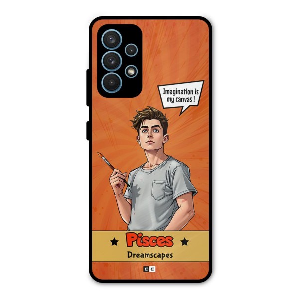 Pisces Dreamer Metal Back Case for Galaxy A32