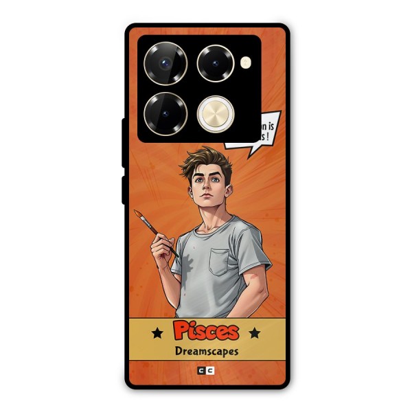 Pisces Dreamer Metal Back Case for Infinix Note 40 Pro Plus
