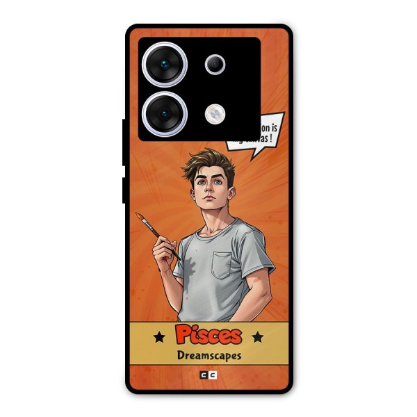Pisces Dreamer Metal Back Case for Infinix Zero 30 5G