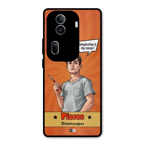 Pisces Dreamer Metal Back Case for Oppo Reno11 Pro 5G