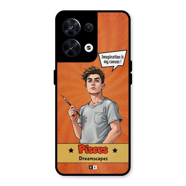 Pisces Dreamer Metal Back Case for Oppo Reno8 5G