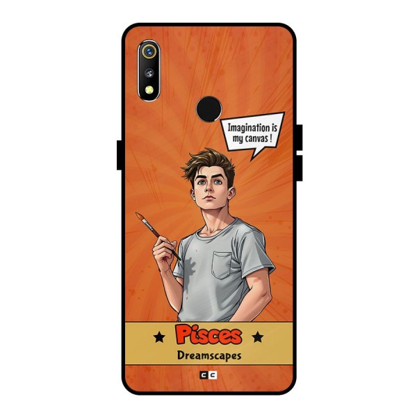 Pisces Dreamer Metal Back Case for Realme 3