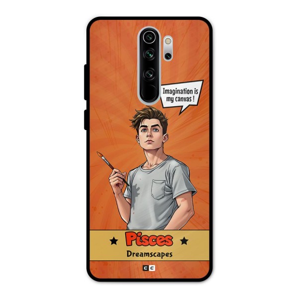 Pisces Dreamer Metal Back Case for Redmi Note 8 Pro