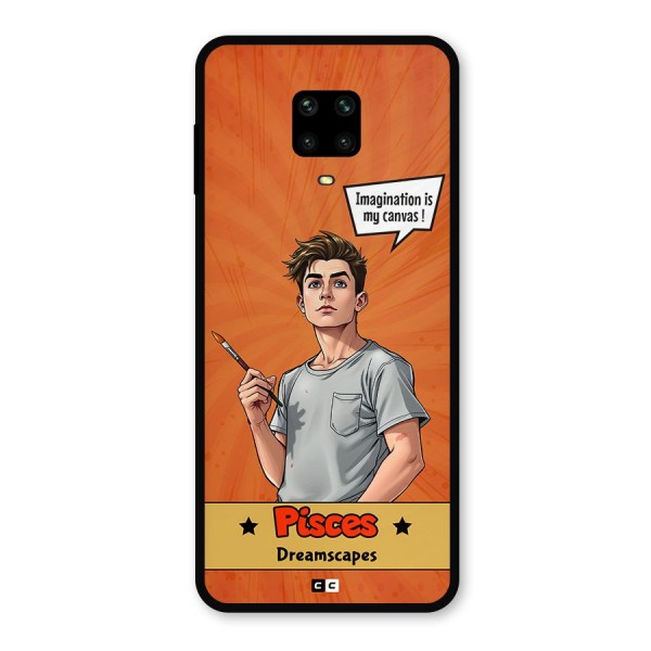 Pisces Dreamer Metal Back Case for Redmi Note 9 Pro Max