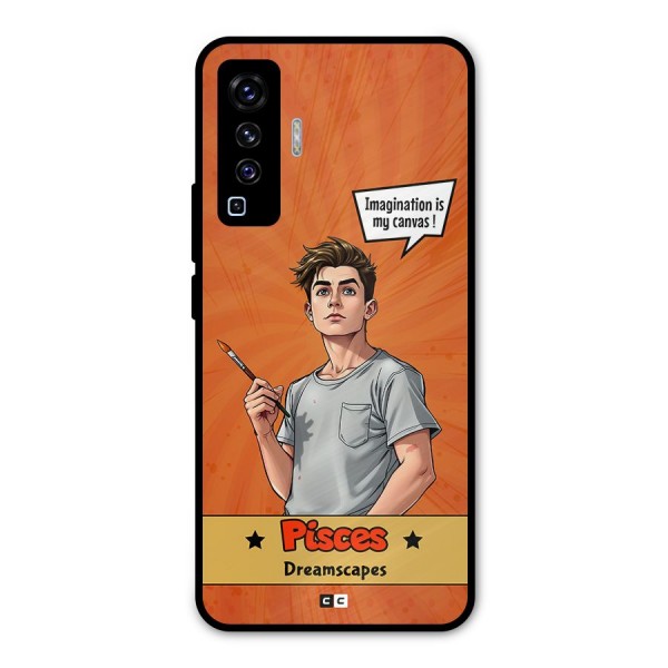 Pisces Dreamer Metal Back Case for Vivo X50