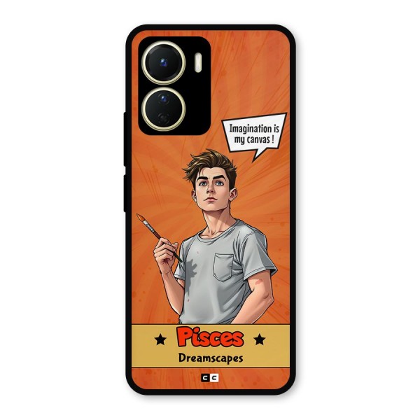 Pisces Dreamer Metal Back Case for Vivo Y16