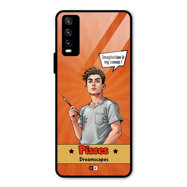 Pisces Dreamer Metal Back Case for Vivo Y20t