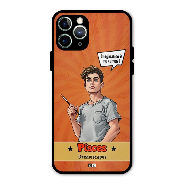 Pisces Dreamer Metal Back Case for iPhone 11 Pro Max