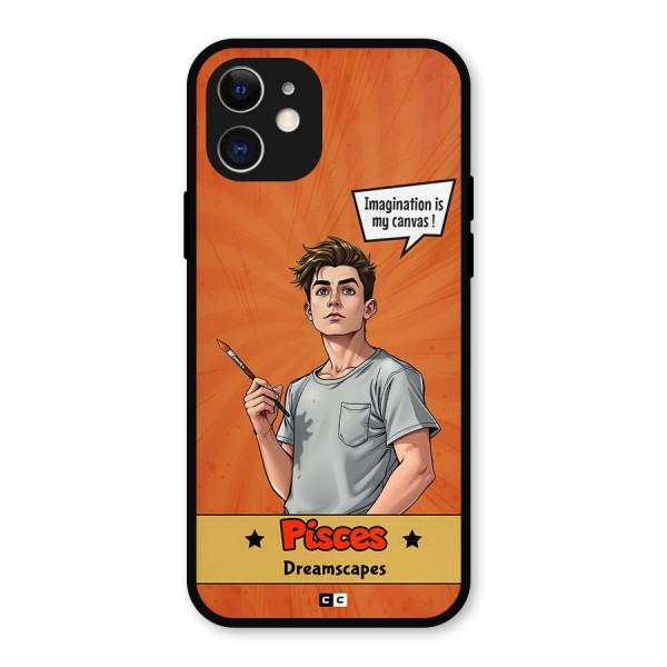 Pisces Dreamer Metal Back Case for iPhone 12
