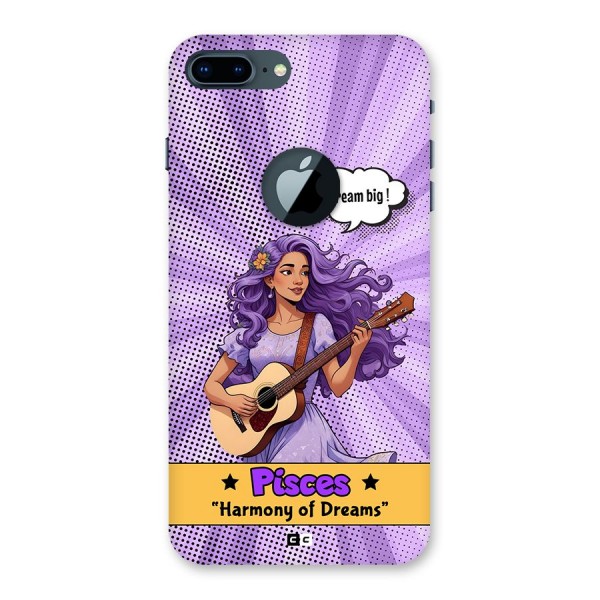 Pisces Dreams Back Case for iPhone 7 Plus Logo Cut