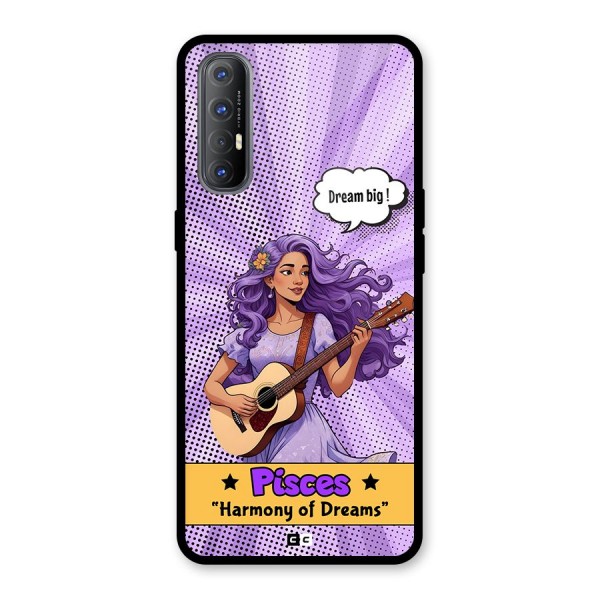 Pisces Dreams Glass Back Case for Oppo Reno3 Pro