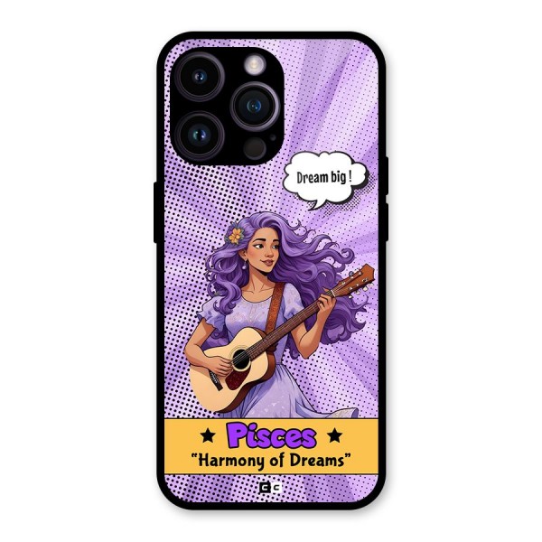 Pisces Dreams Glass Back Case for iPhone 14 Pro Max