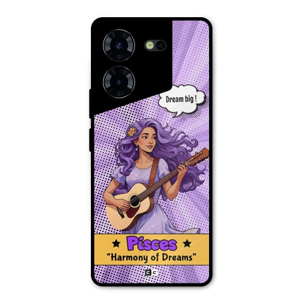 Pisces Dreams Metal Back Case for Tecno Pova 5 Pro 5G