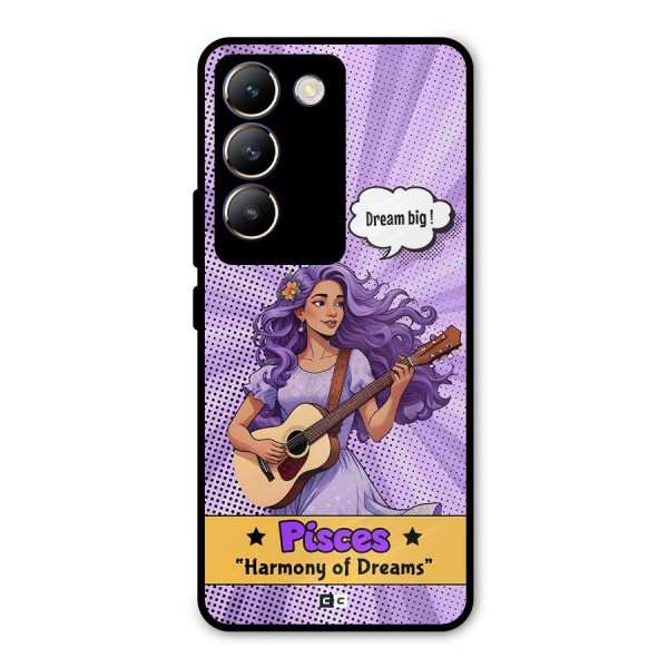 Pisces Dreams Metal Back Case for Vivo Y200e