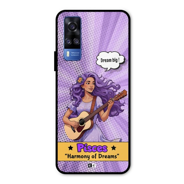Pisces Dreams Metal Back Case for Vivo Y51A