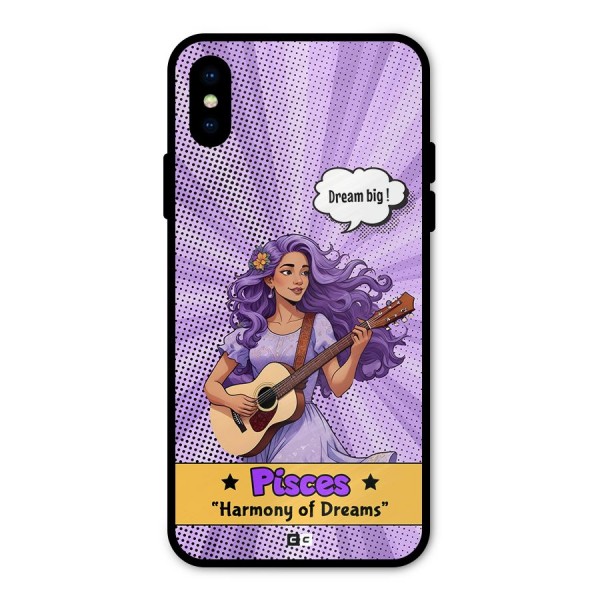 Pisces Dreams Metal Back Case for iPhone X