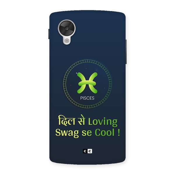 Pisces Swag Back Case for Google Nexus 5