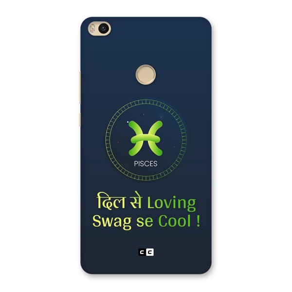 Pisces Swag Back Case for Mi Max 2