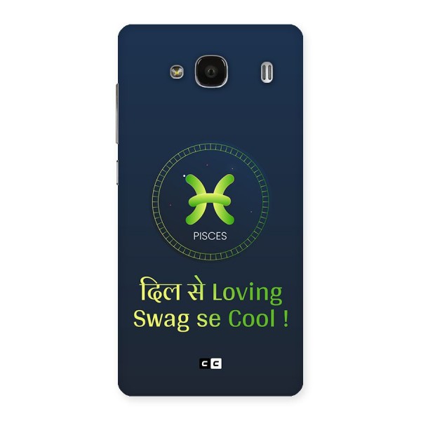 Pisces Swag Back Case for Redmi 2s