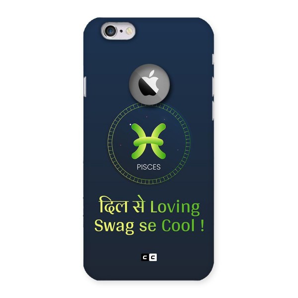 Pisces Swag Back Case for iPhone 6 Logo Cut