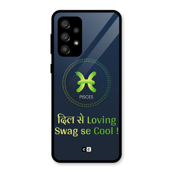 Pisces Swag Glass Back Case for Galaxy A32