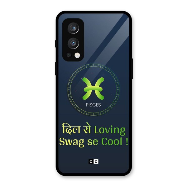 Pisces Swag Glass Back Case for OnePlus Nord 2 5G