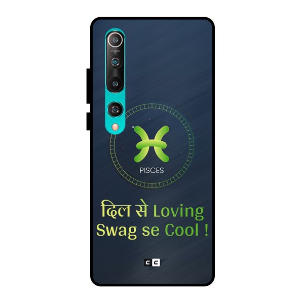 Pisces Swag Metal Back Case for Mi 10